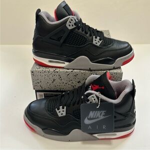 Air Jordan 4 Retro (Grade School) “Bred‎ Reimagined”